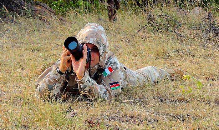 Foto e Video durante un Safari in Kenya
