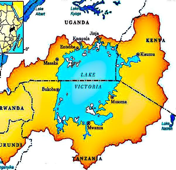 LAGO VITTORIA mappa